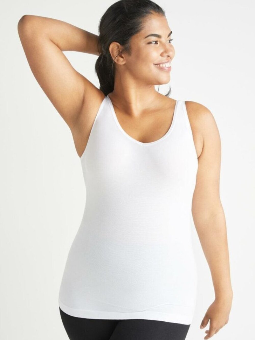 NWT Plus Size 2-Way Shaping Tank Top - Yummie SoftServe™  YT5-164 2X/3X In WHITE